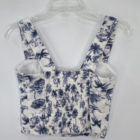 NWOT Abercrombie & Fitch Floral Crop Top - Picture 3 of 5